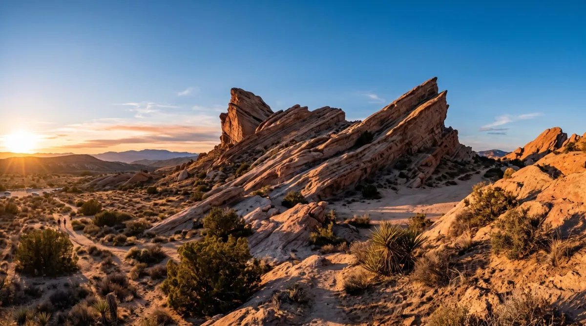 NASA usa Vasquez Rocks para mostrar como a crosta e a erosão transformam a paisagem