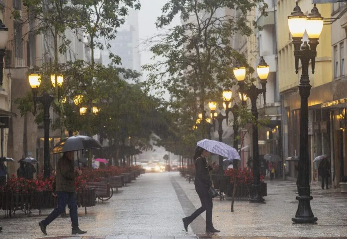 Curitiba registra chuva em 180 dias de 2026 até 16 de setembro