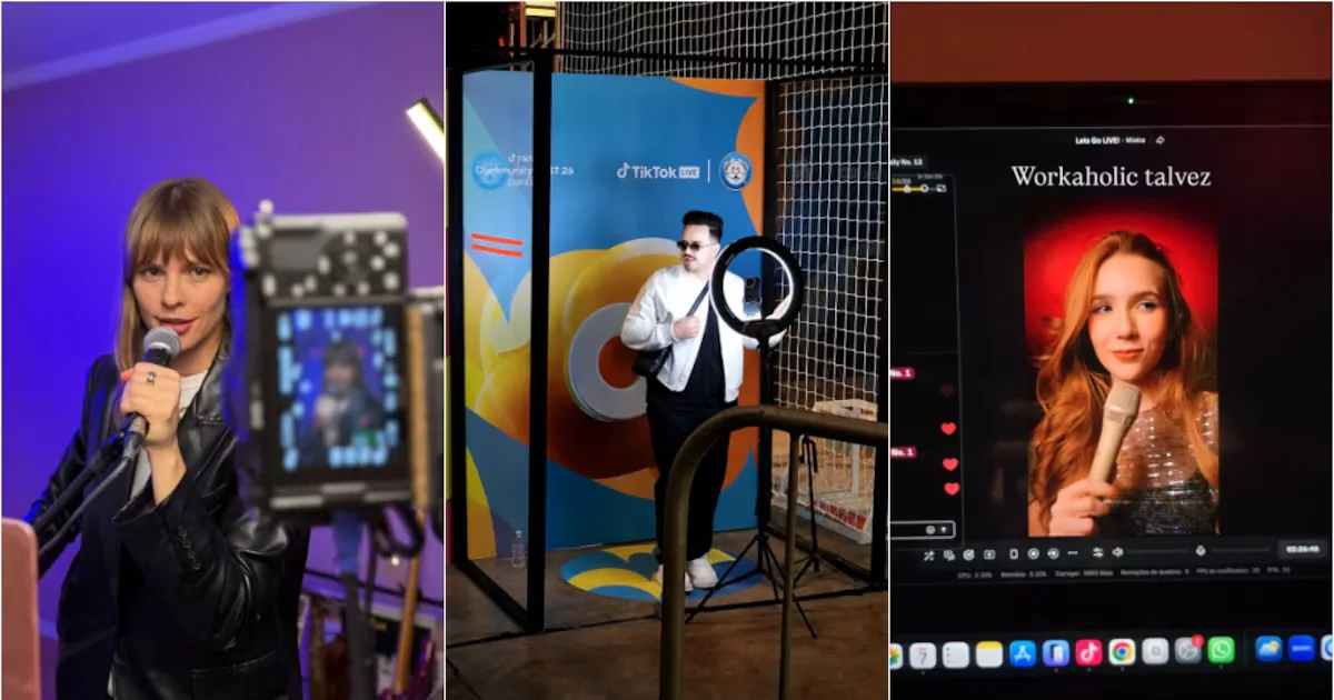 Lives no TikTok viram fonte de renda e ponte para a carreira musical