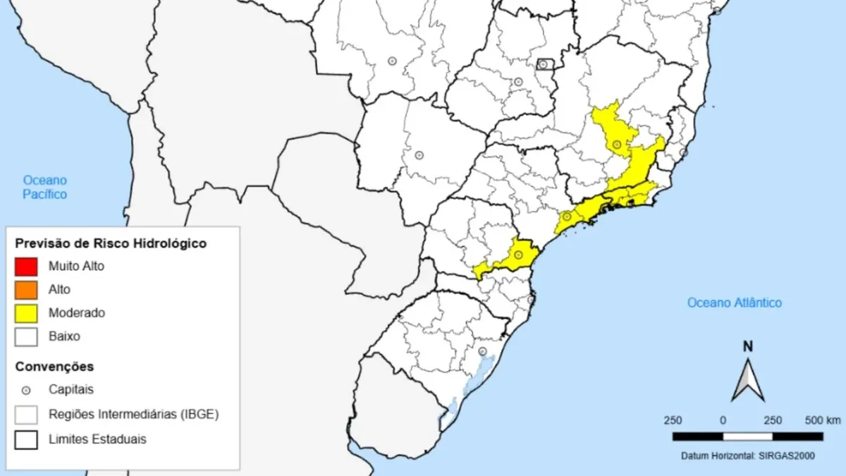 Curitiba pode ter enxurradas e deslizamentos nesta quarta-feira