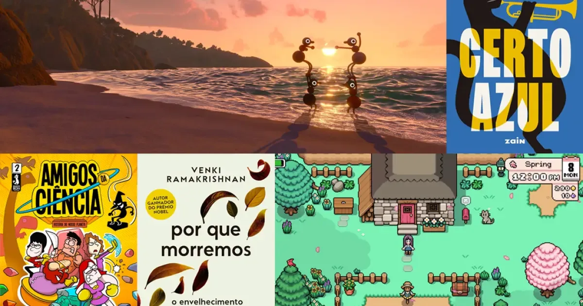 Cinco sugestões de leitura e jogos para setembro de 2026