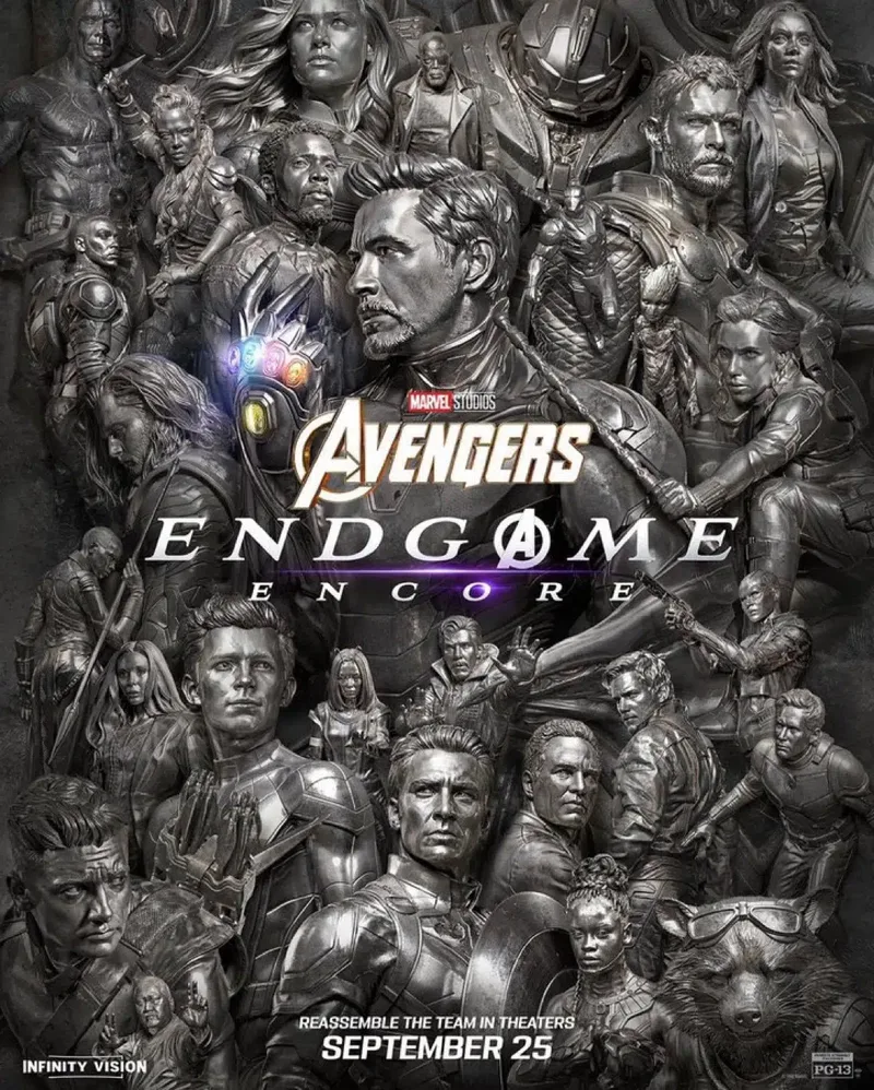 Relançamento de “Vingadores: Ultimato” ganha formato premium e novo material