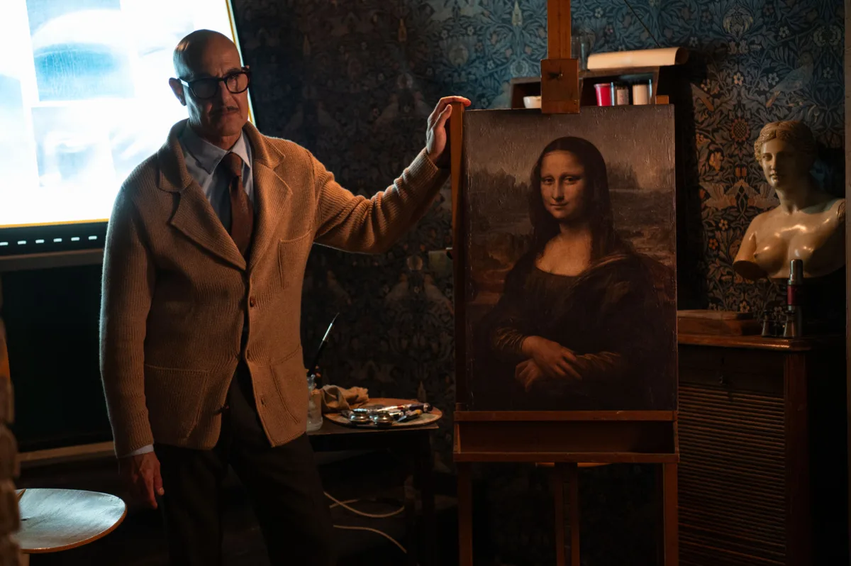 Stanley Tucci lidera plano para roubar a Mona Lisa em Masterplan