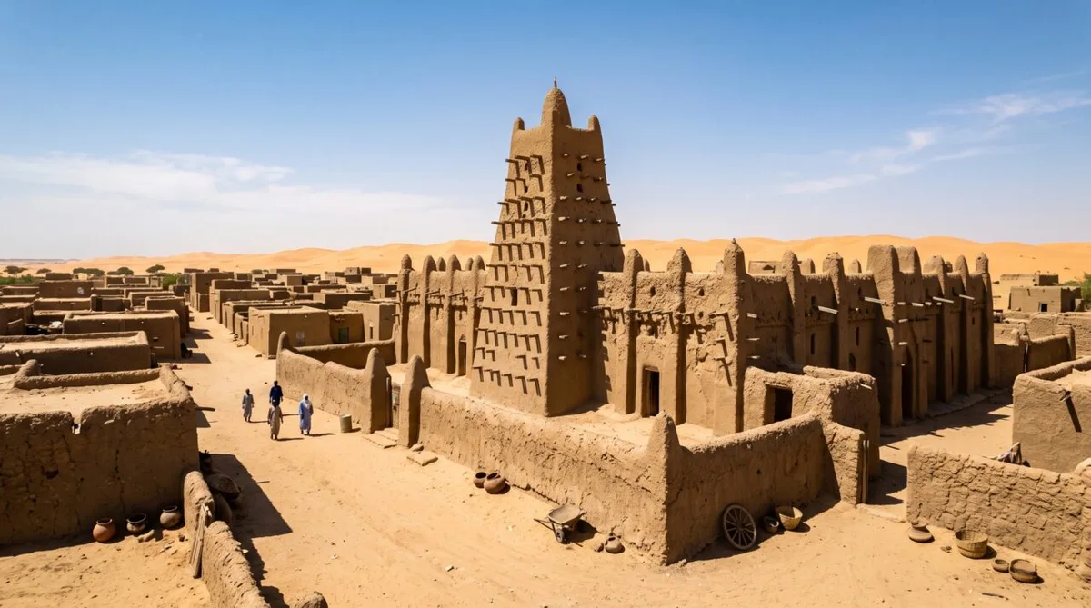 Timbuktu uniu comércio, mesquitas e uma rede de ensino islâmico