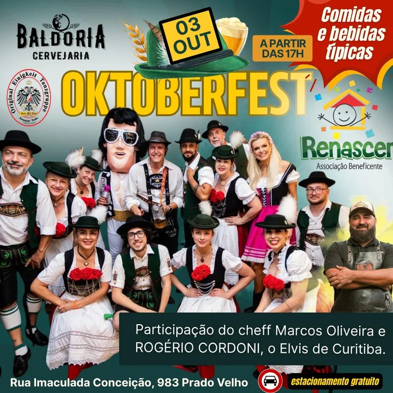 Oktoberfest beneficente em Curitiba reúne música, gastronomia e ações sociais