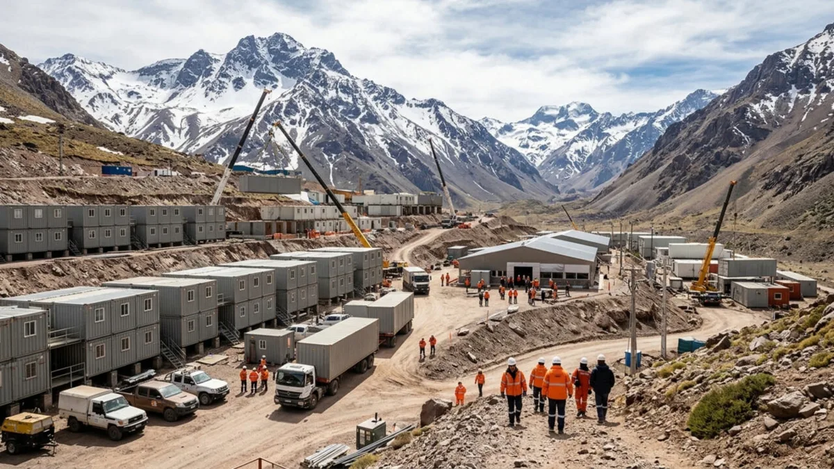 Campamento Batidero ganhará estrutura modular para apoiar operação mineradora na Argentina