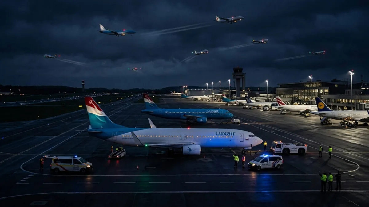Investigação segue após drones interromperem operações no aeroporto de Luxemburgo