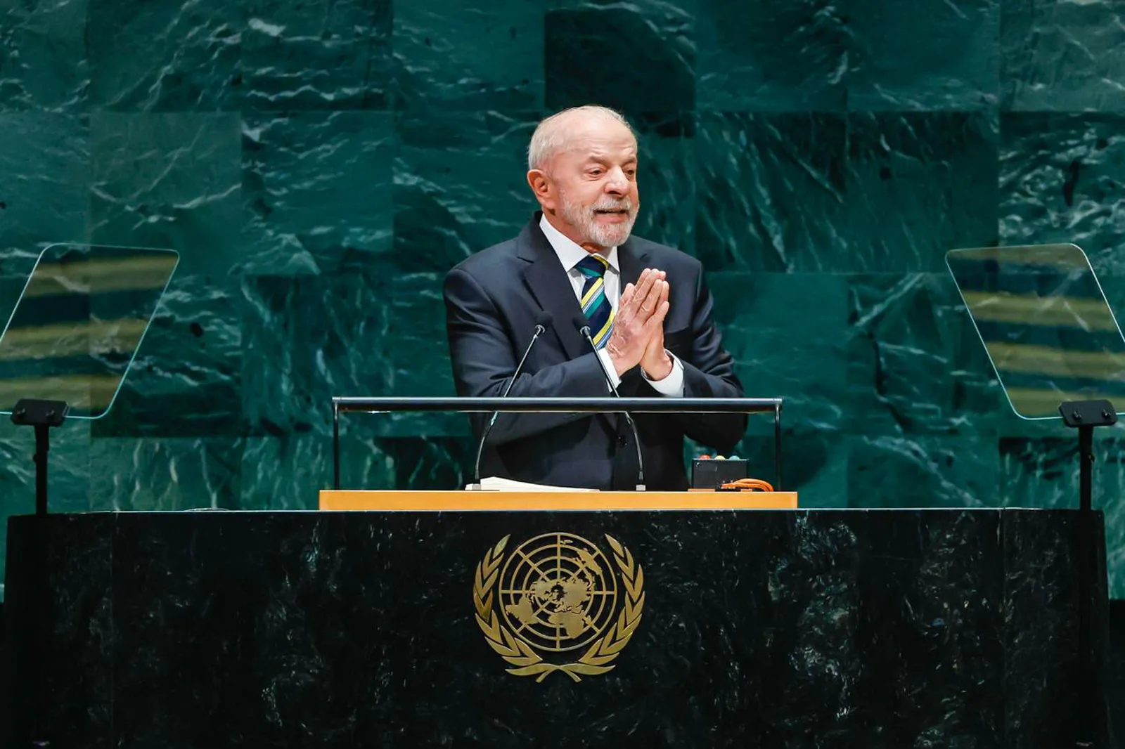 Saída do plenário marca discurso de Lula e reação do Hamas na ONU