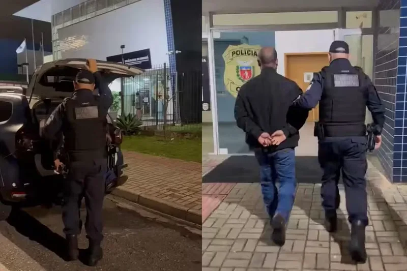 Homem é preso após ferir companheira com faca em Fazenda Rio Grande