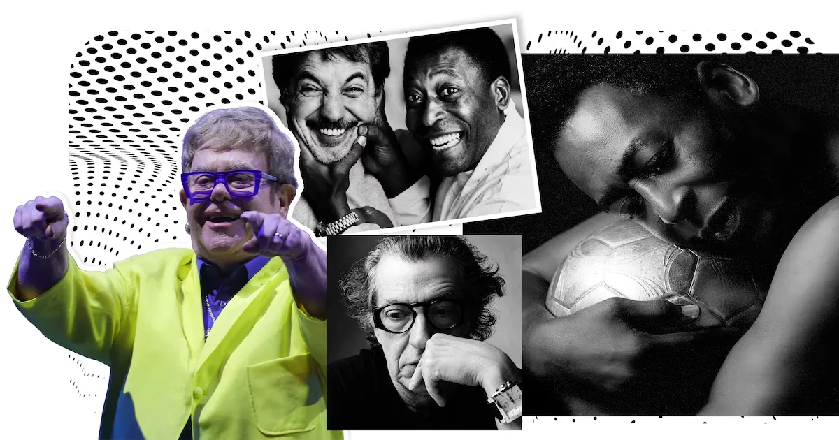 Fotografia de Pelé passa a integrar acervo de Elton John