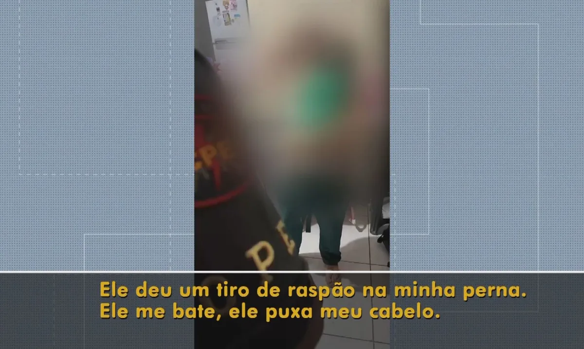 Gravações levam a denúncia contra homem acusado de violência contra mulher e filhos