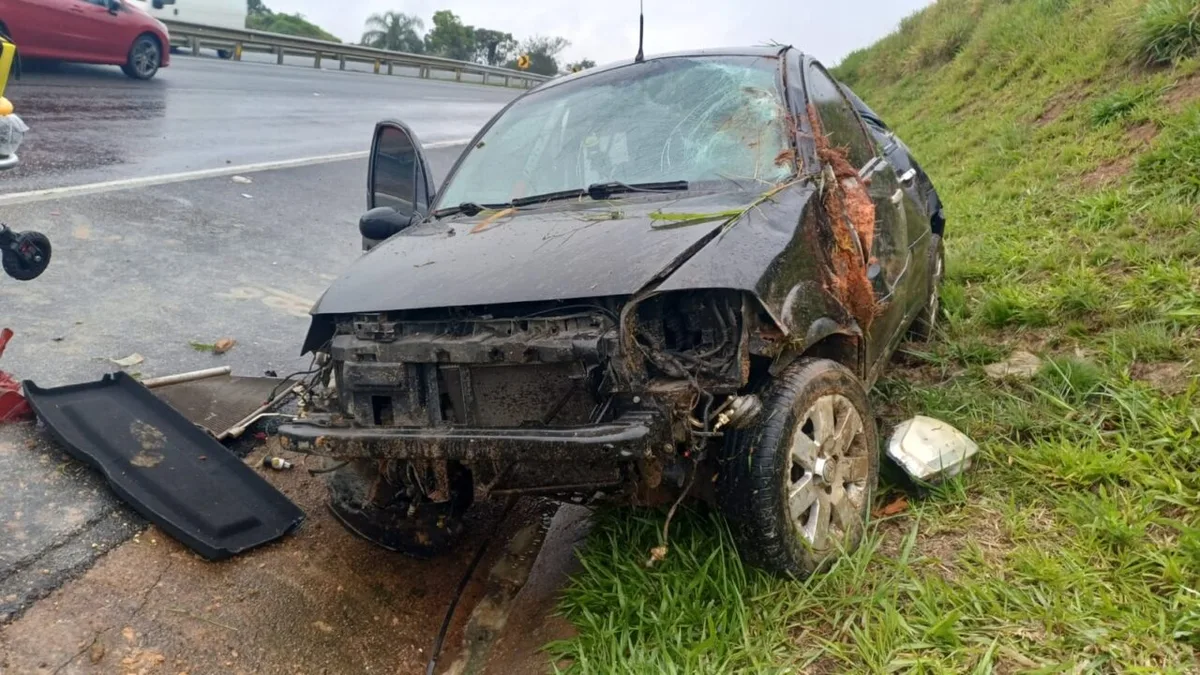 PRF atende três acidentes na BR-376 entre Ponta Grossa e Imbaú