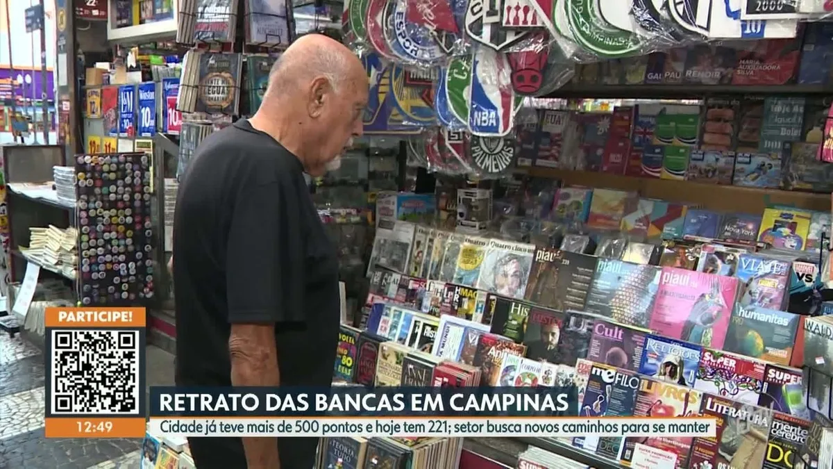 Bancas de Campinas diversificam produtos diante da queda no número de pontos